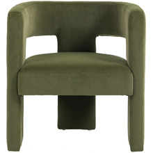 Pomaire 3 Legged Velvet Occasional Chair